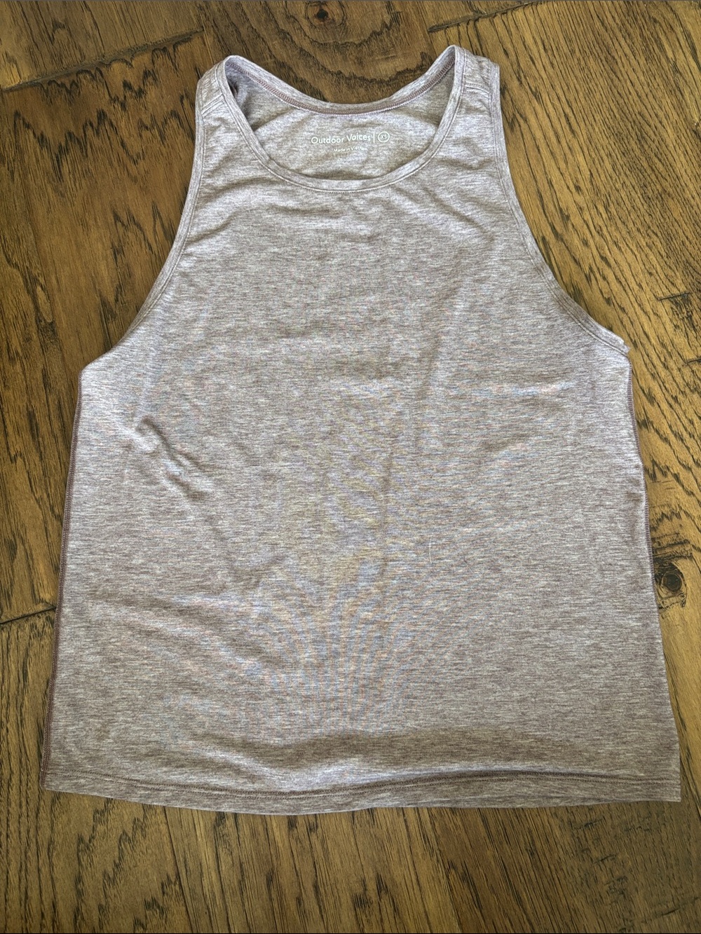 Outdoor Voices Light Heather Purple Active Tank